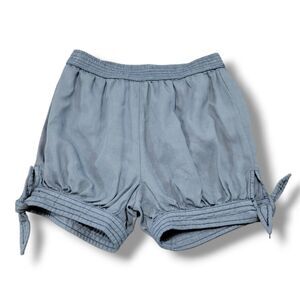 Mo Vint Shorts Size 7-8Y Youth Girls Kids Shorts Gray 100% Tencel Shorts Summer